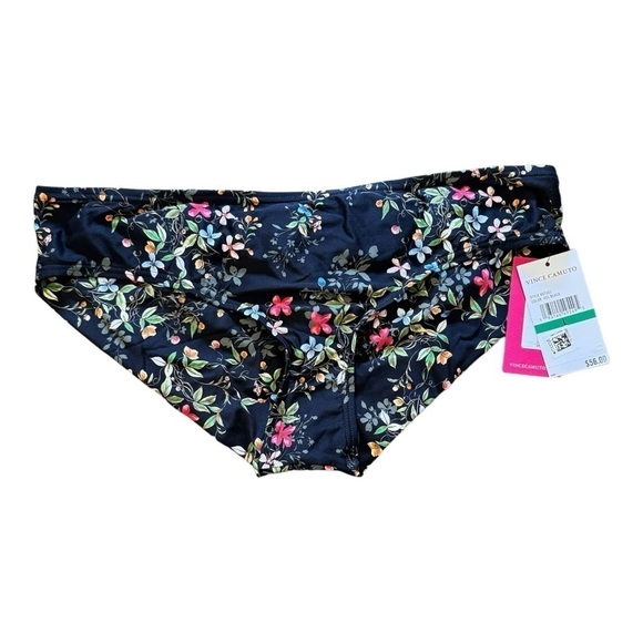 Vince Camuto Shirred Smooth Fit Bikini Bottom NWT - Picture 2 of 5